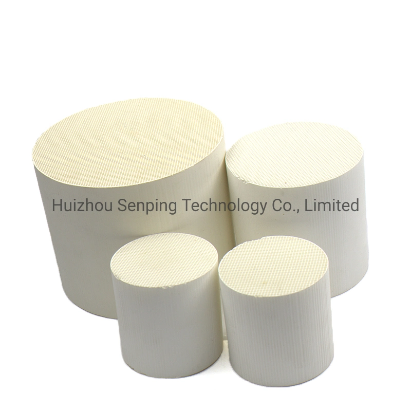 Ceramic Catalyst Substrate Automotive Three-Way Catalytic Converter Ceramic Filter Element White Carrier