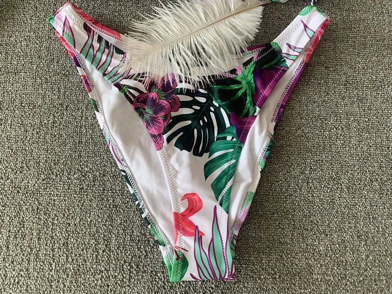 Tropical Bikini Women Push up Bathing Suit Sexy Beachwear