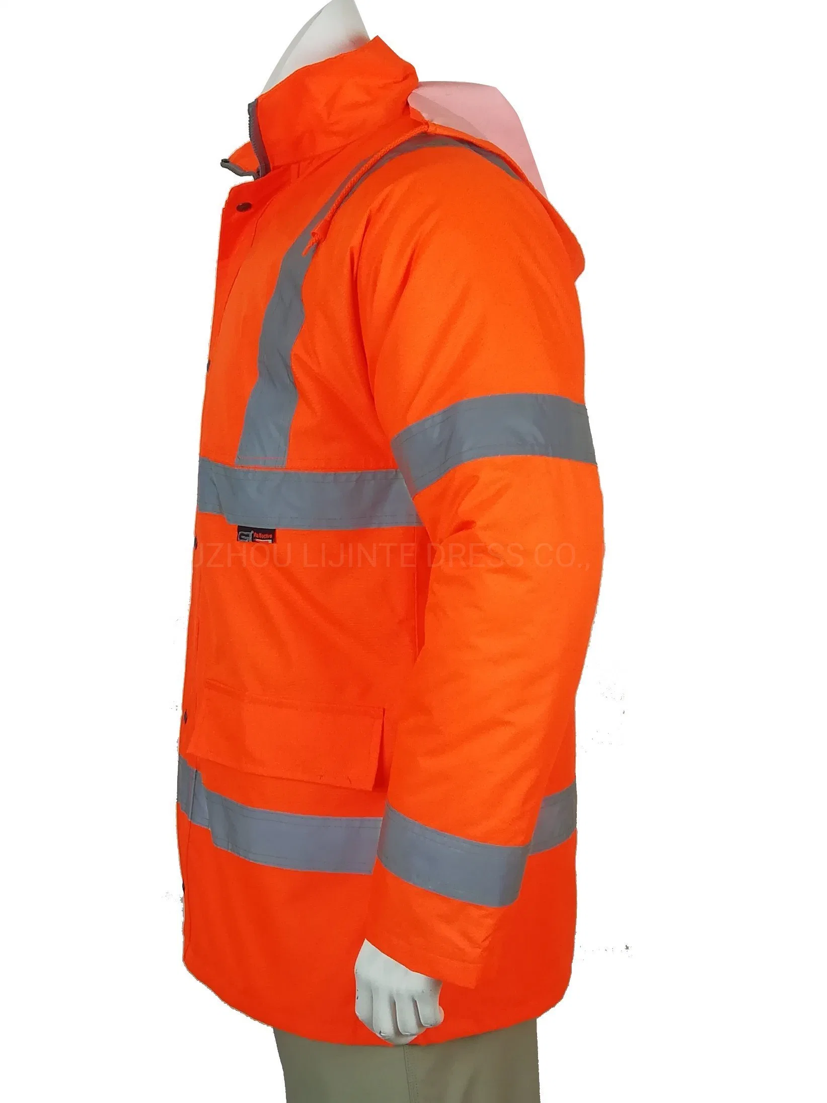 Traffic Safety Cotton-Padded High Visibility Reflective Padding Keep Warm Safety Workwear