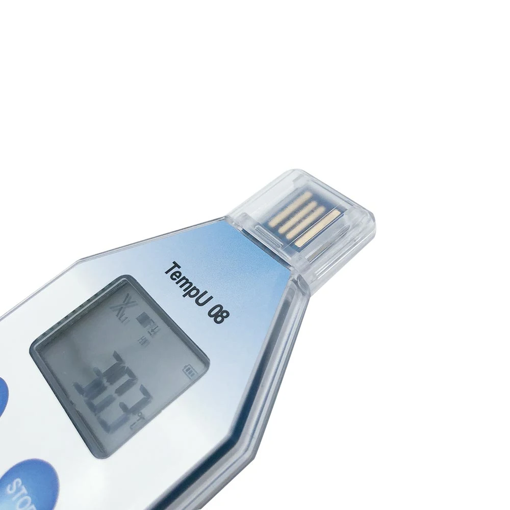 Tzone USB Thermometer Recorder 32000 Points Disposable Temperature Data Logger for 30 60 90 Days