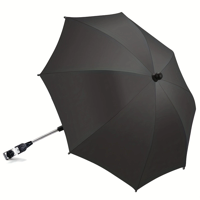 Courtyard Garden Parasol Black Glue Anti-Ultraviolet Outdoor Umbrella Sun Protection Straight Umbrella