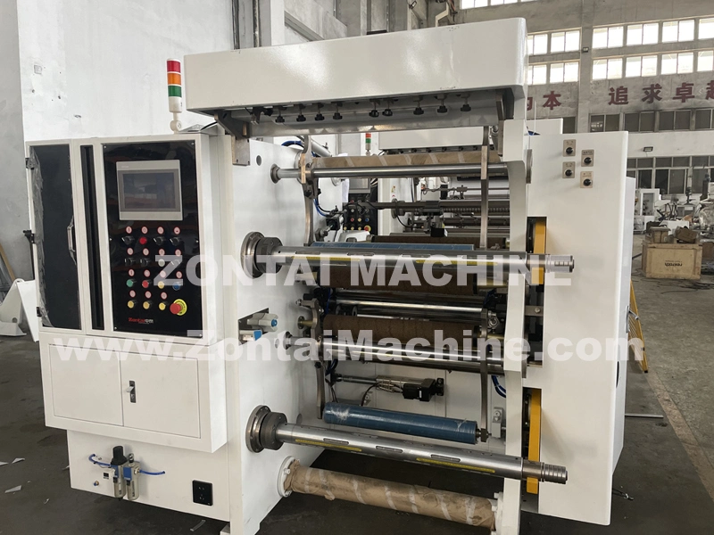 Zontai Ztm-D High Speed Slitting Rewinding Machine for Film Paper Rolls