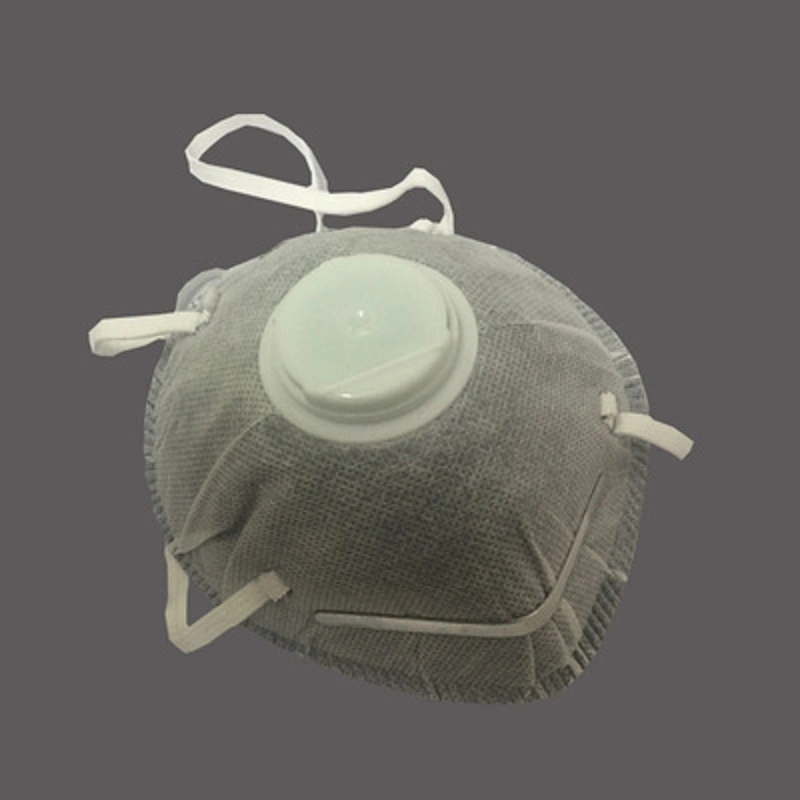 Máscara facial de Carbono Ativado Cup Máscara máscara descartável com válvula