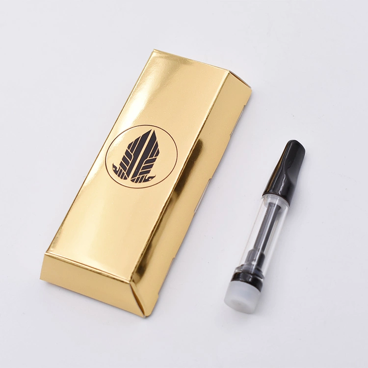 Desechables envases personalizados Cartucho Vape cuadro Barra de oro