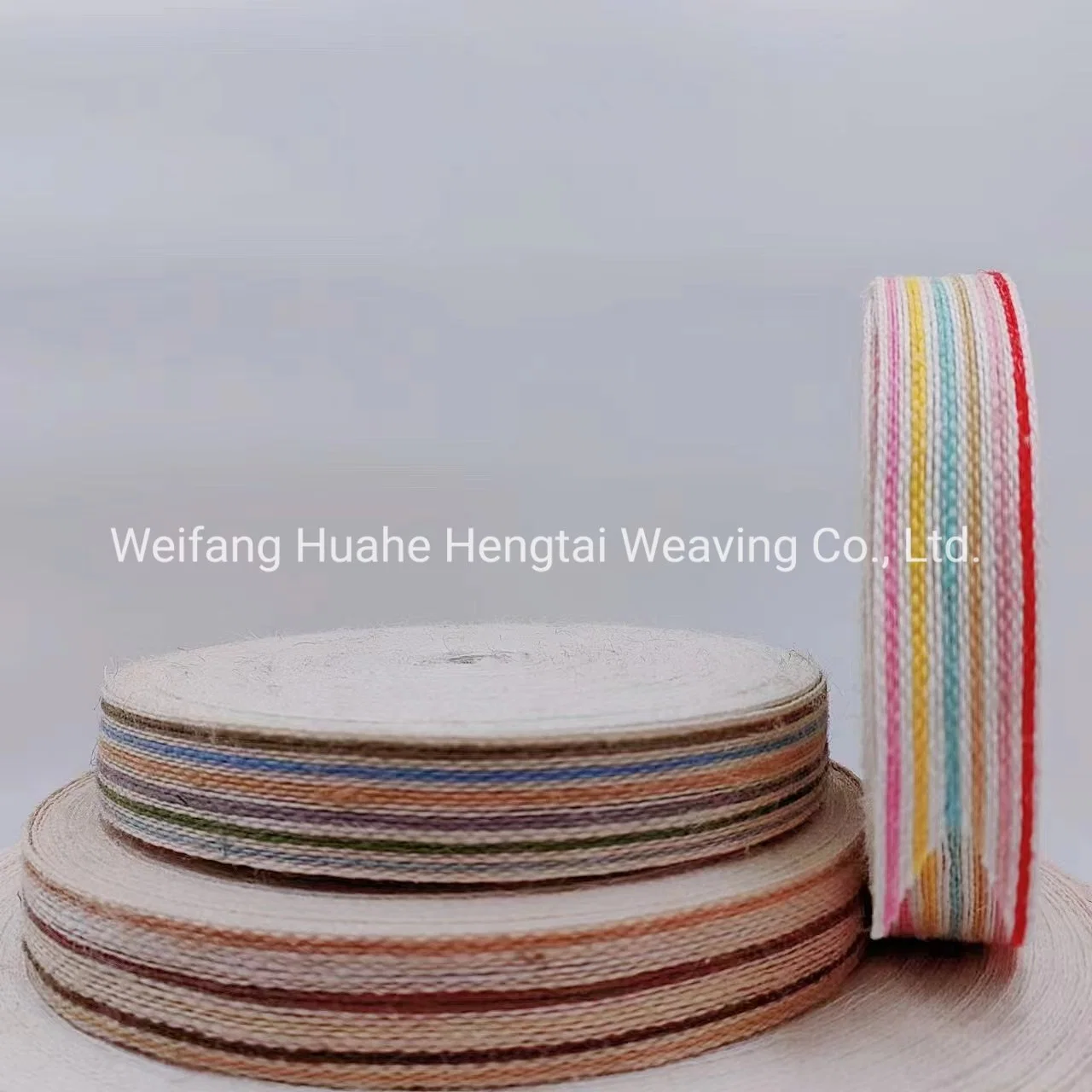 New Fashion Stripe Colorful Hemp Ribbon