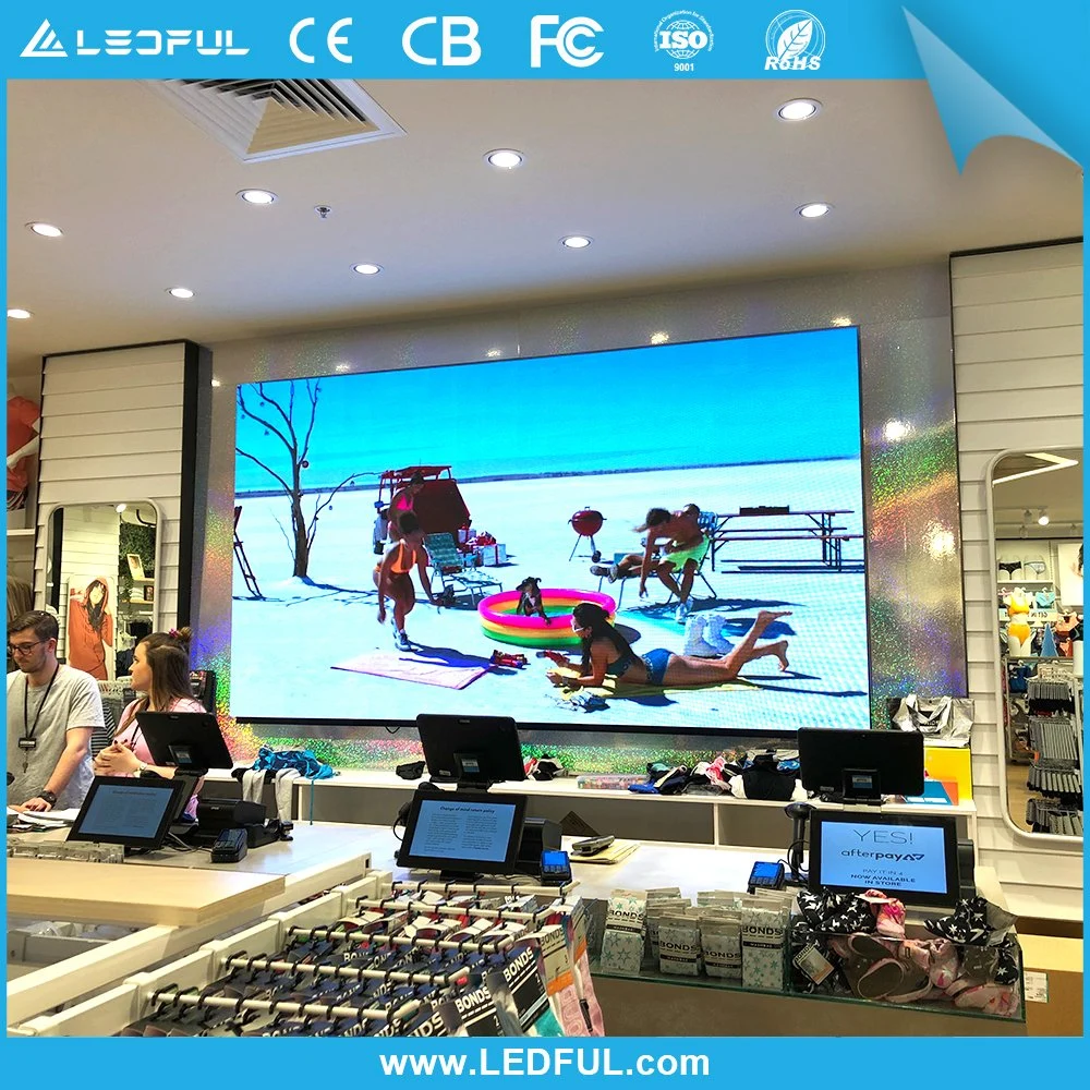Indoor Fixed Installation Giant LED Display Screen P2 P2.5 P3 P4 P5 SMD2121 RGB Advertising LED Video Wall