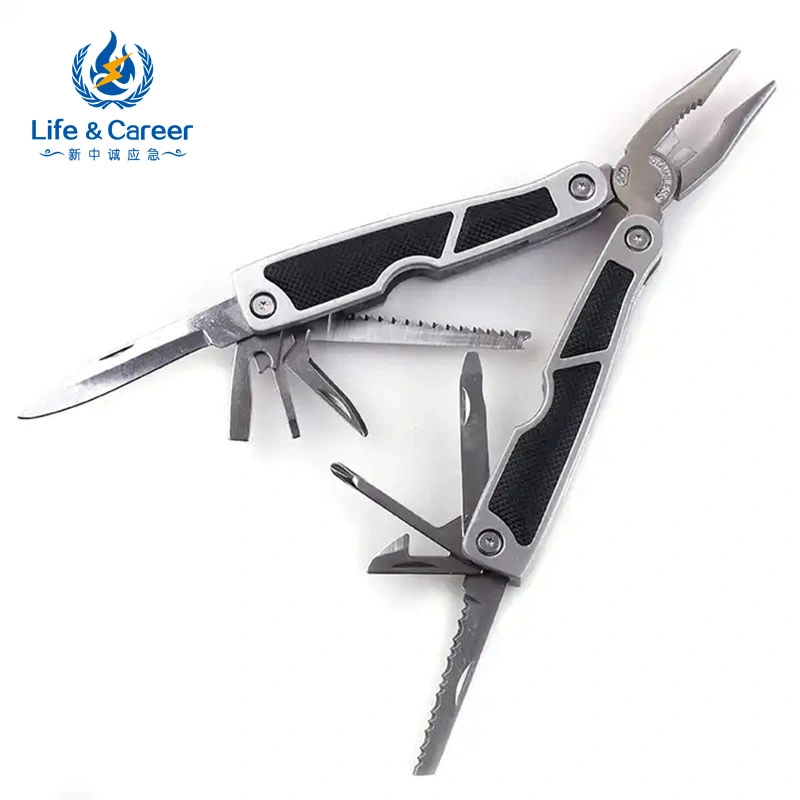 15 in 1 Black Multitool Knife Multi Pocket Fold The Pliers Camping Survival Multi-Functional Outdoor Pliers Combination Pliers