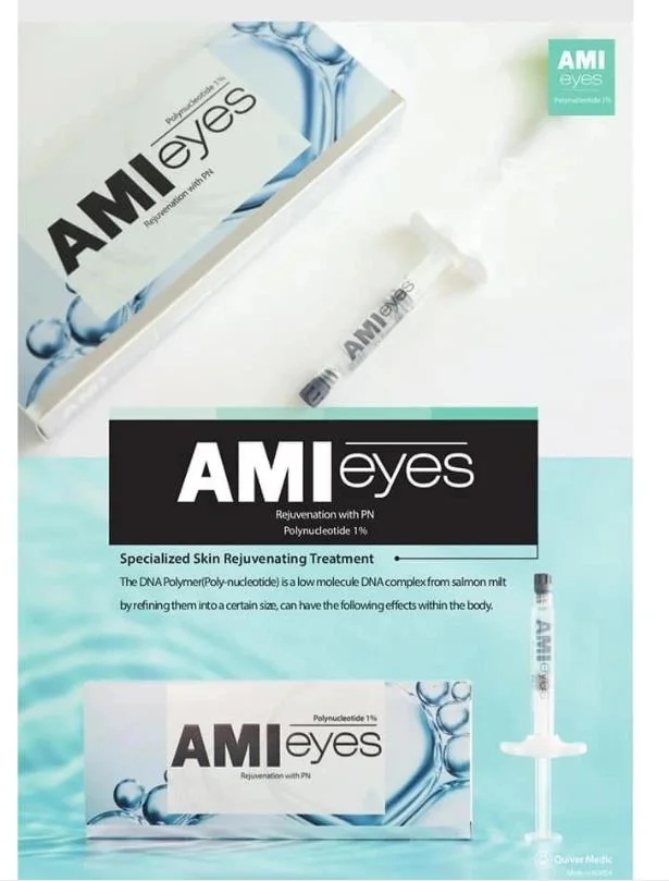 Venta caliente Ami ojos 2ml Pn Mesoterapia rejuvenecimiento de piel más joven de 10 años de bricolaje que blanquea el rejuvenecimiento de la piel Anti-Wrinkle Lumi ojos