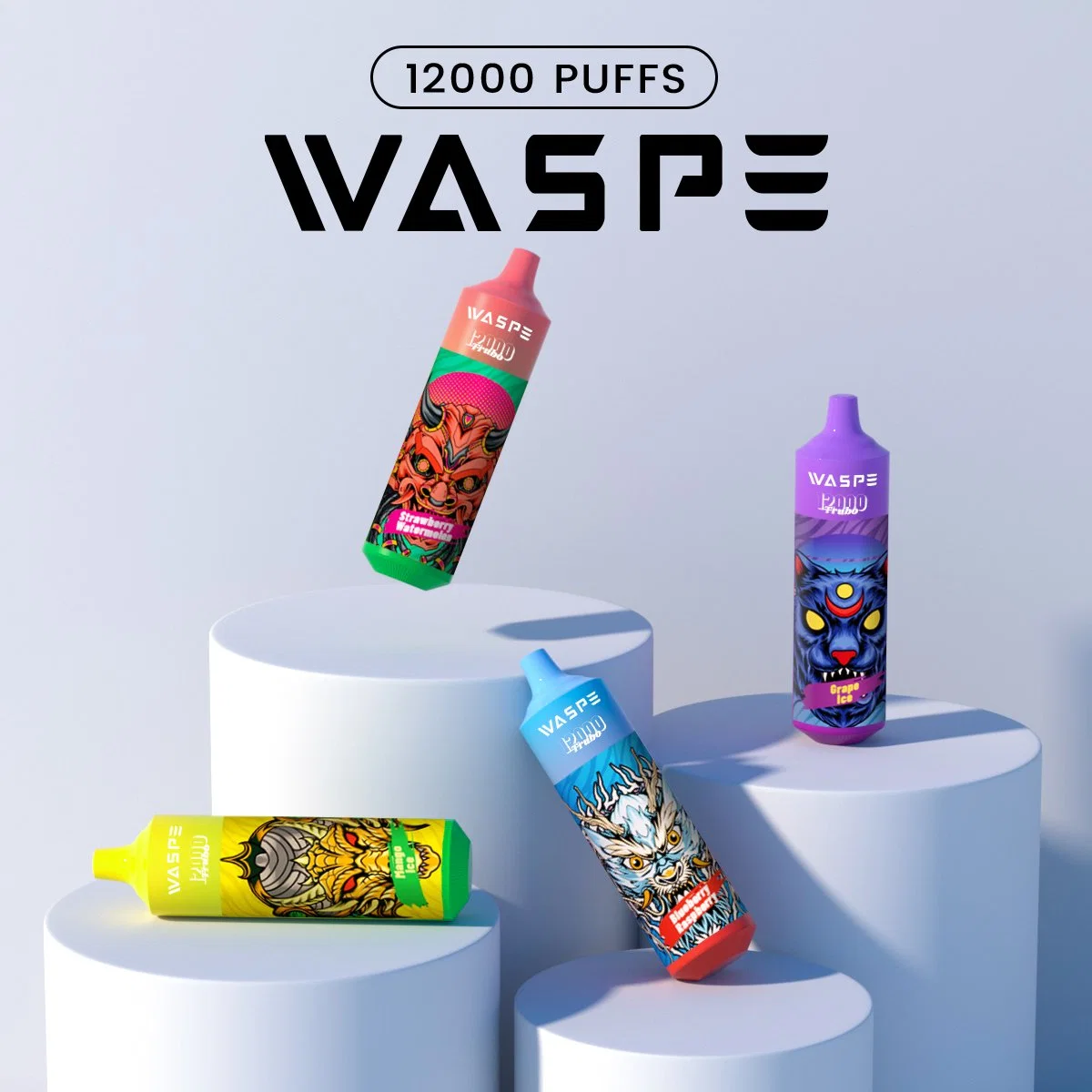 Waspe 12000 Puffs Disposable/Chargeable Vape Pen Puff 12K Rechargeable Wholesale/Suppliers E Cigarette Vape