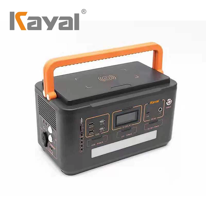 Solar Rechargeable Battery Pack 167wh Lithium 500W Power Load Camping Portable Power with AC DC USB Outlet