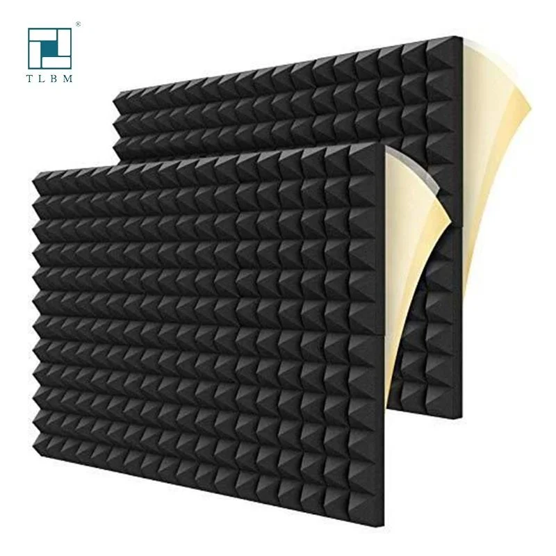 Panneau acoustique d'absorption acoustique de qualité supérieure mur insonorisant Panneaux en mousse de caoutchouc