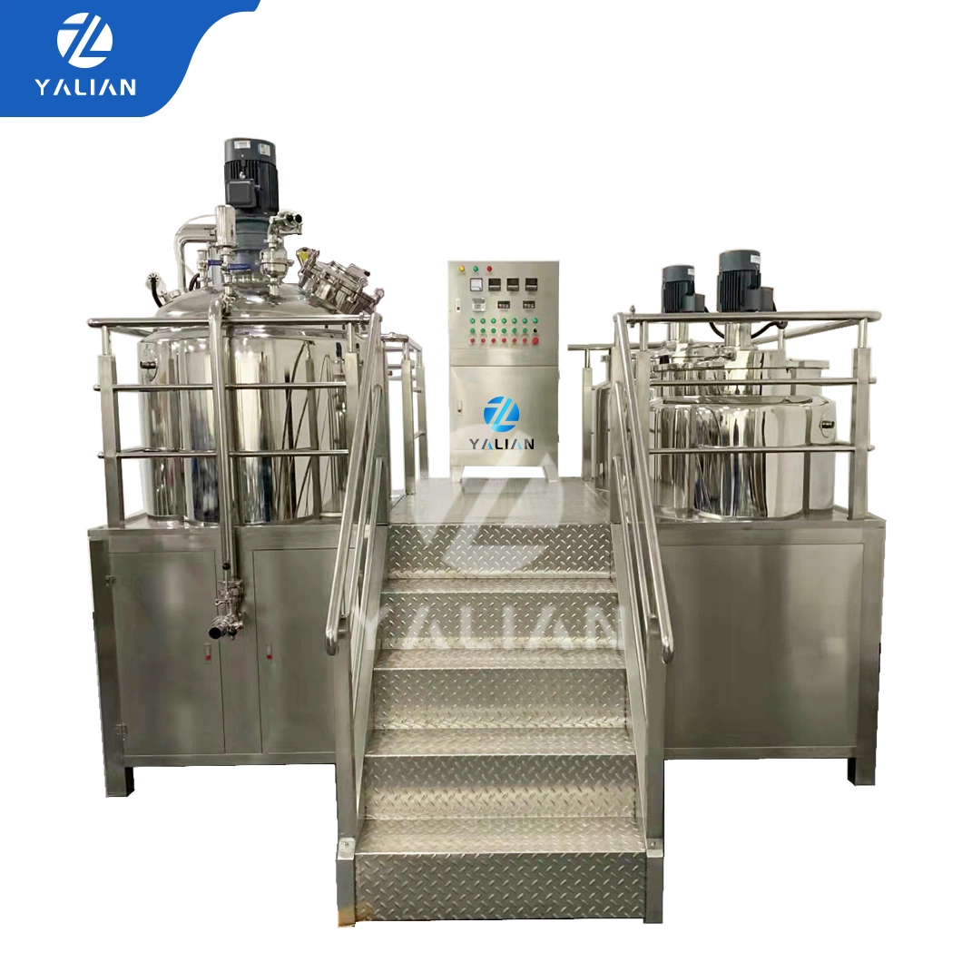 Stainless Steel Mixing Tank with Agitator Homogenizing Blending Tank for Cosmetic