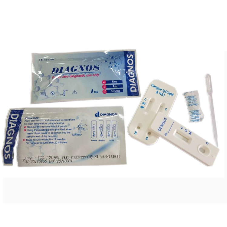 Diagnostic Rapid Test Kits Dengue IgG/IgM/Ns1medical Gerät für heißen Verkauf