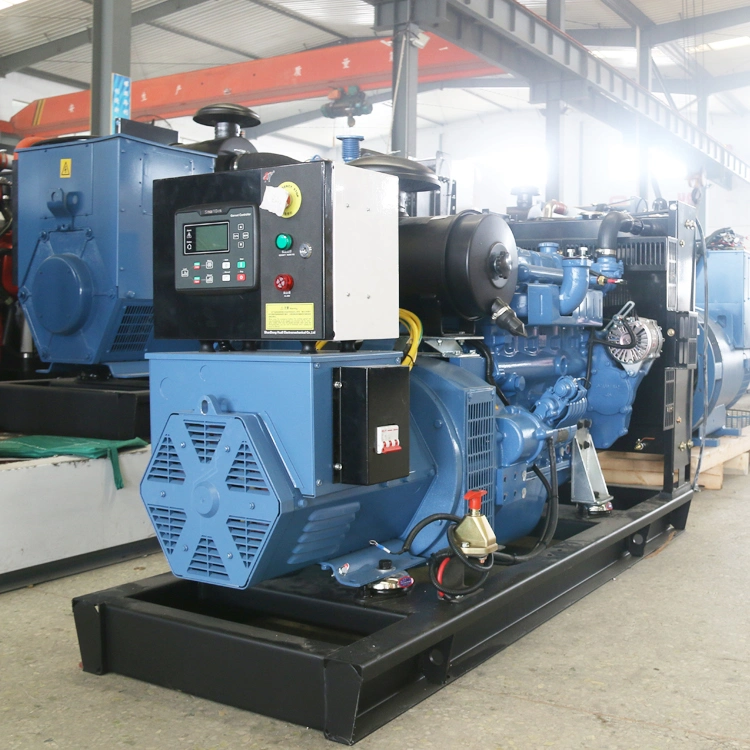 Yuchai 55kw Diesel Power Generator for Supermarket Pure Copper Three-Phase Permanent Magnet Generator Self-Starting Emergency