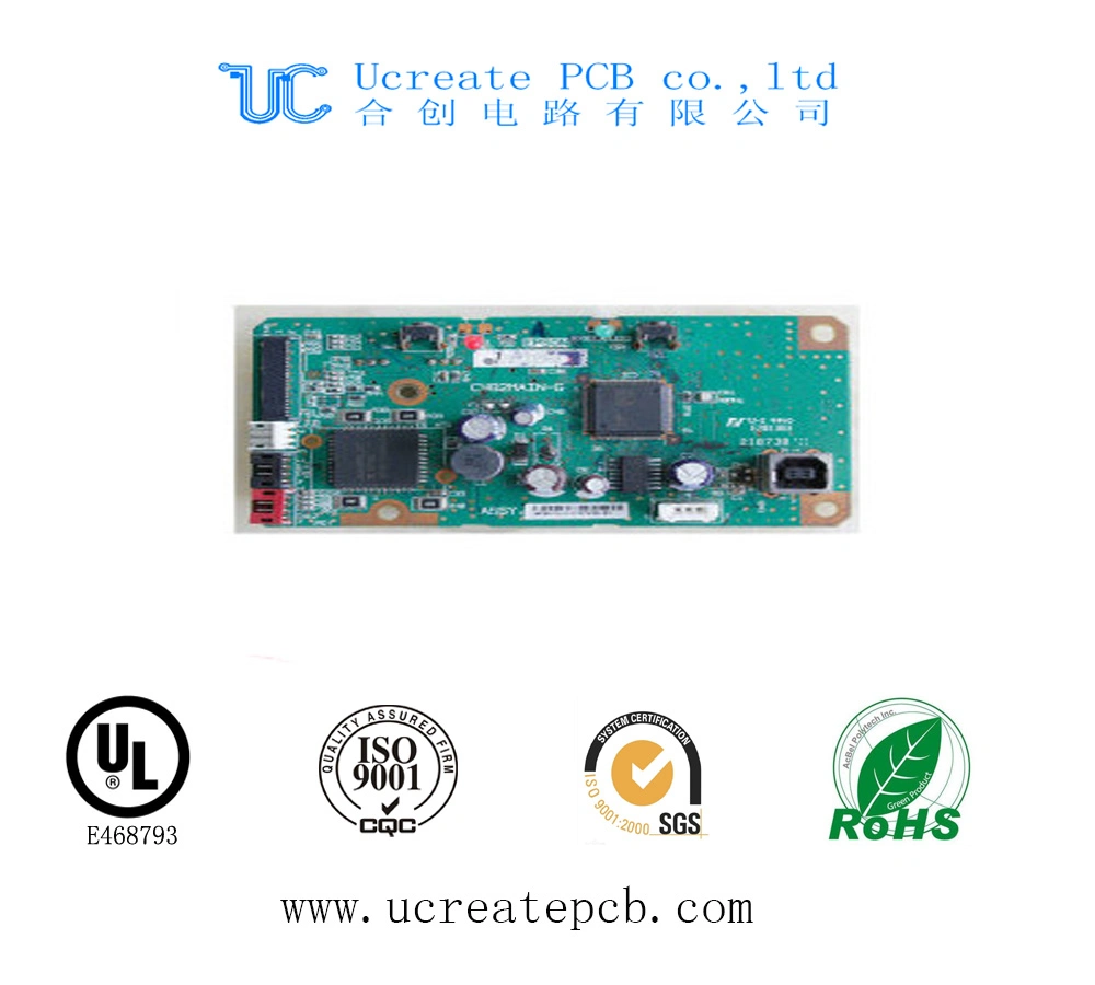 Placa de circuito PCB de alta tensión Hoz de 6 capas con BGA PCB HASL/estaño/plata/HASL de FR4 capas altas