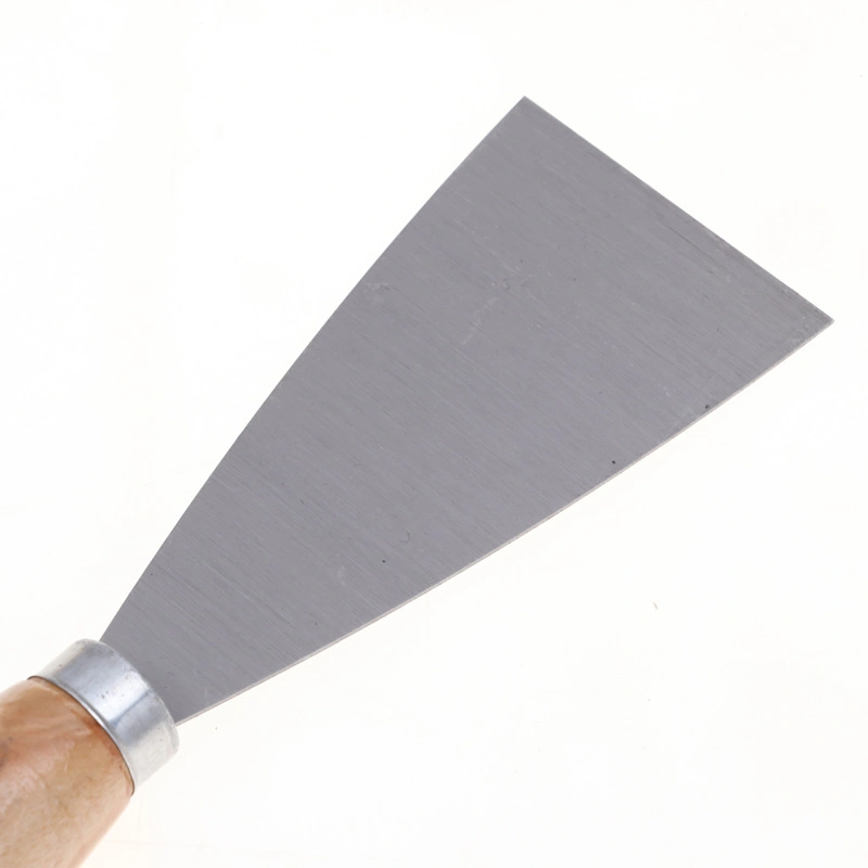 Carbon Steel Putty Knife with Wooden Handle