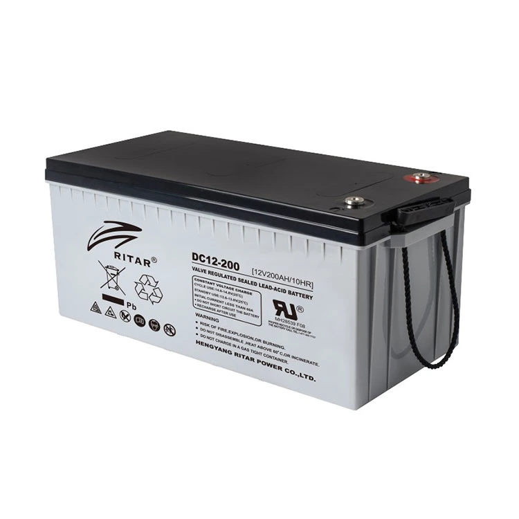 Ritar Solar Panel Energy Battery 12 V Volt 100 120 150 200 Ah AGM Deep Cycle Batteries Home Use China