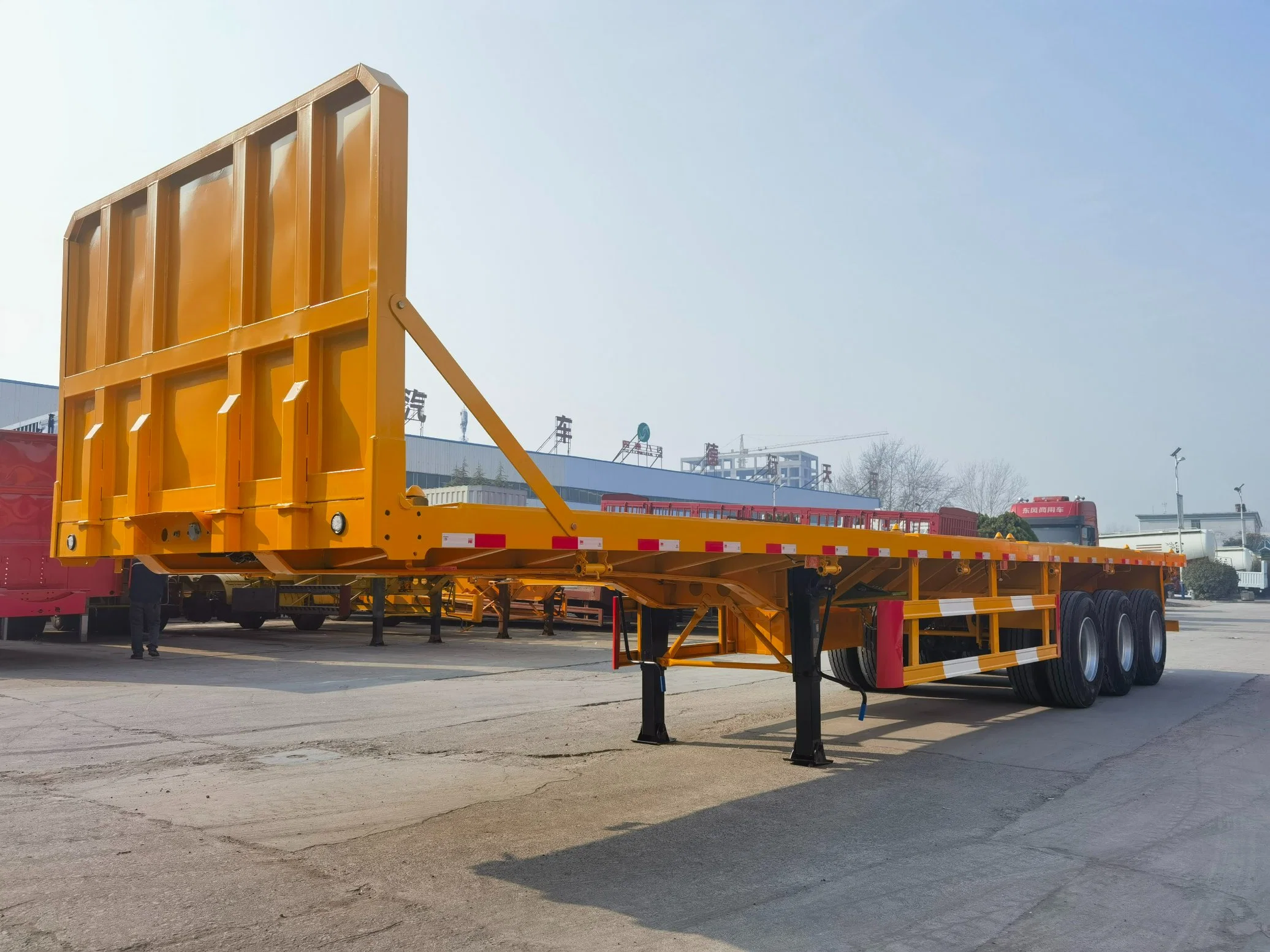 Erweiterbare Flachbett Semi Trialer für Überlänge Cargo Transport