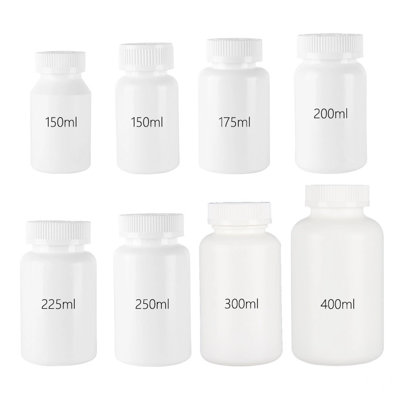 175cc 175ml HDPE Plastic Pill/Tablets/Capsule/Vitamin Bottle with Cap