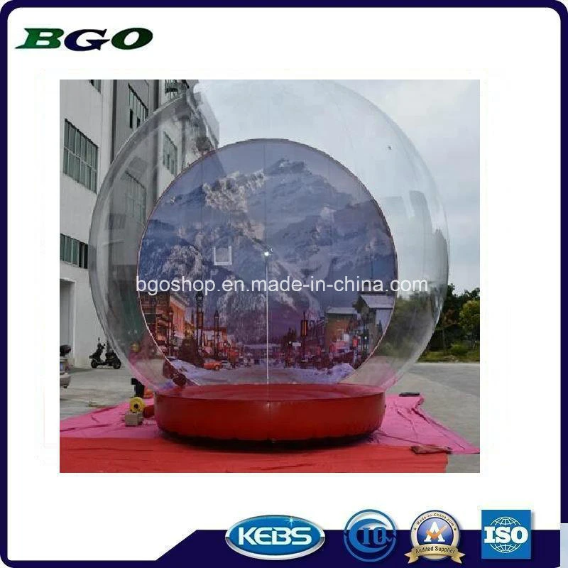Inflatable Snow Globe Ball for Christmas Promotion