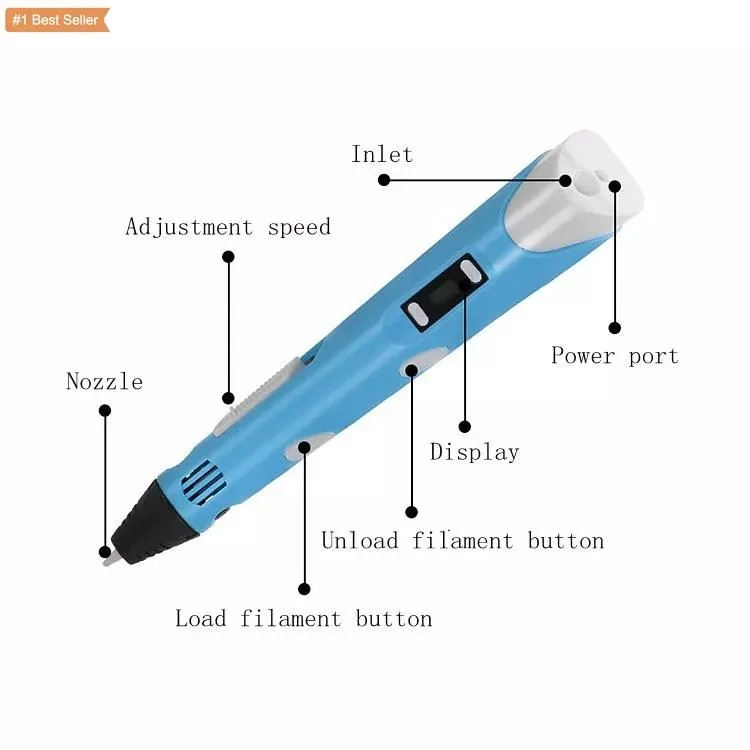 Schöner Preis gute Qualität Großhandel Craft 3D Stift zum Zeichnen Geeignet für Kinder und Erwachsene