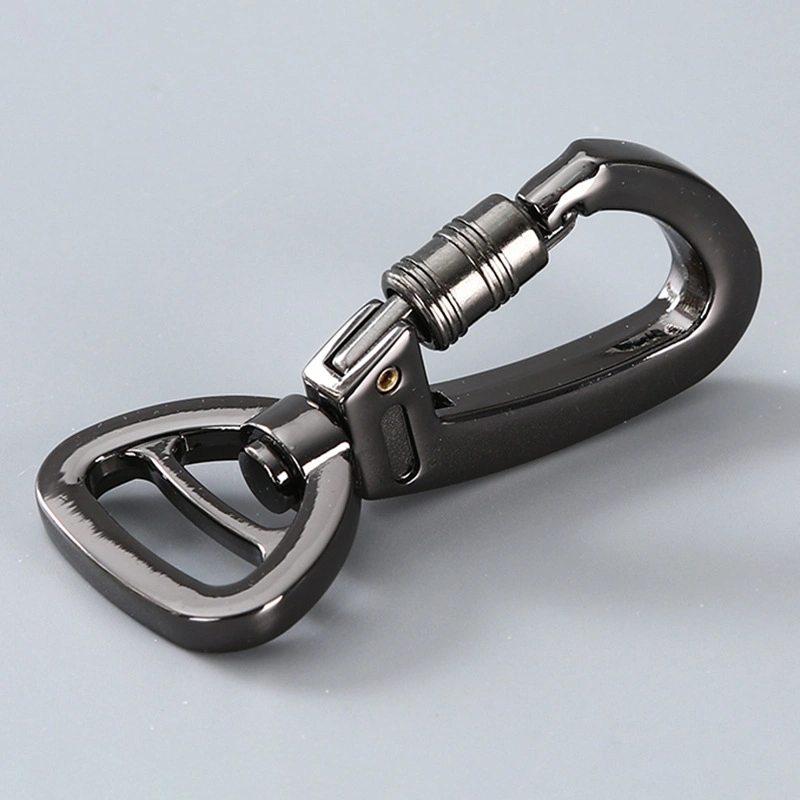 Wholesale/Supplier High quality/High cost performance Zinc Alloy Dog Clip Buckle Carabiner Hook Swivel Snap Hook with Lock for Dog Leash