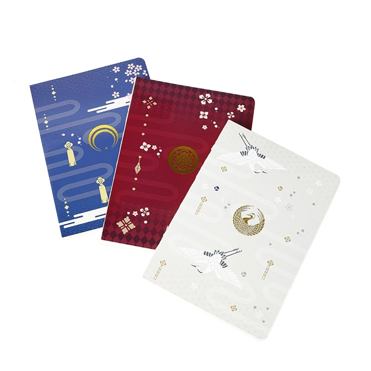 Customized Series Designs Soft Cover Planners Colored Sewing Soft Cover and Dairy Notebooks