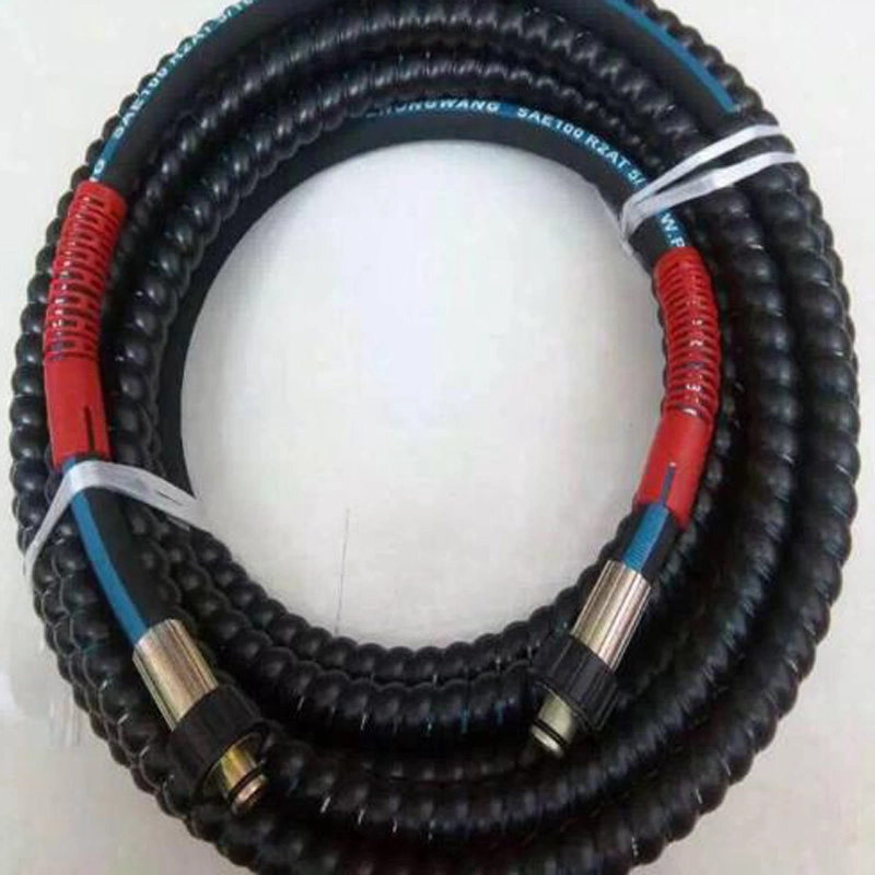 En856 4sh Wire Spiraled Rubber Hydraulic Hose Henghua Manufacture Directly