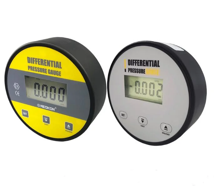 LCD Indicator Multiple Units Water Digital Differential Pressure Gauge