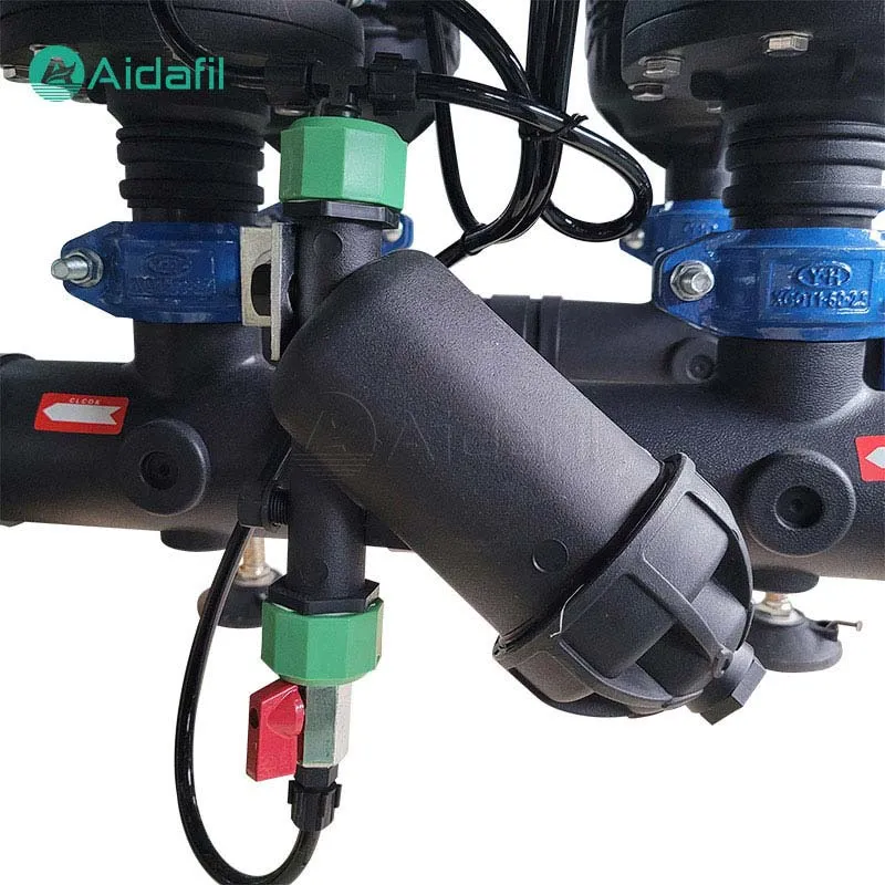 Aida Factory Supply Disc Filter 3 Inch 2 Units T Type Auto Disc Irrigation Filter System Ldlf-2-3''t