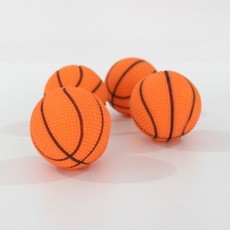 Tc5013 Bulk Wholesale Vinyl Material Durable Pet Toy Basketball Squeaky Balls for Dogs