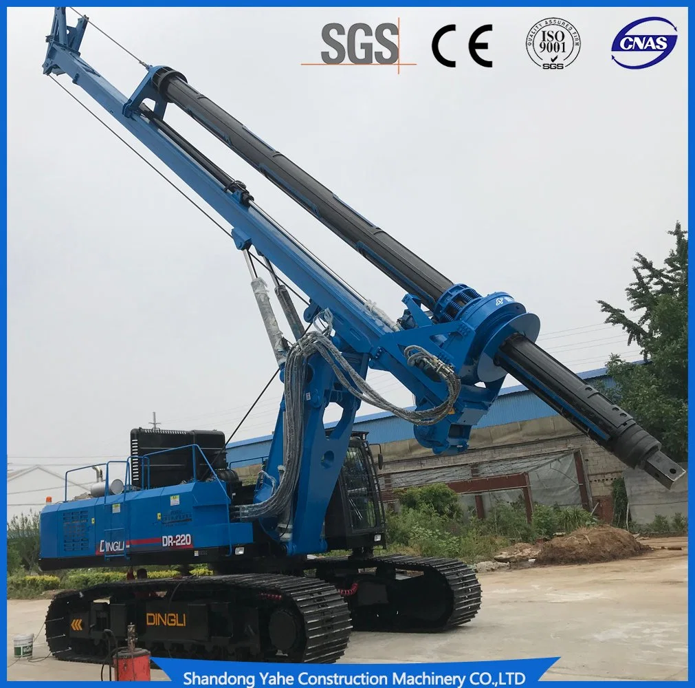 Good Quality 60 Meter Engineering Hydraulic/Crawler Drilling Rig Dr-220 Price Has Passed CE Certificate for Construction Building Export to Southeast