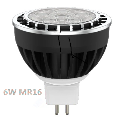 La promotion de la puce Sumsung 4000K 15/30/45/60 Beam Angle 4W à LED MR16 Spotlight avec 3ans de garantie