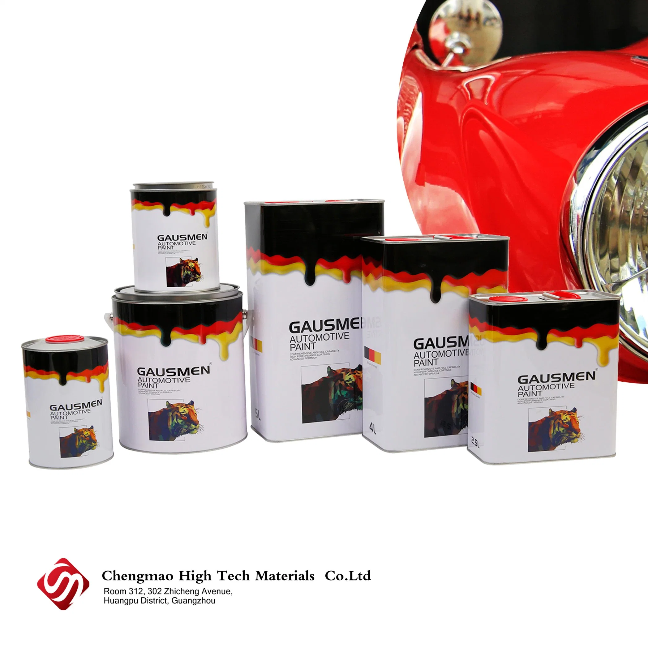 Manufacture Liquid Pigment Color Brands Ceramic Coating Filler Car Body Automotive Paint