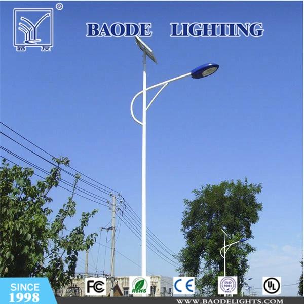 ISO 9001 IP67 Solar Light 6m Lighting Pole 36W LED Street Lamp