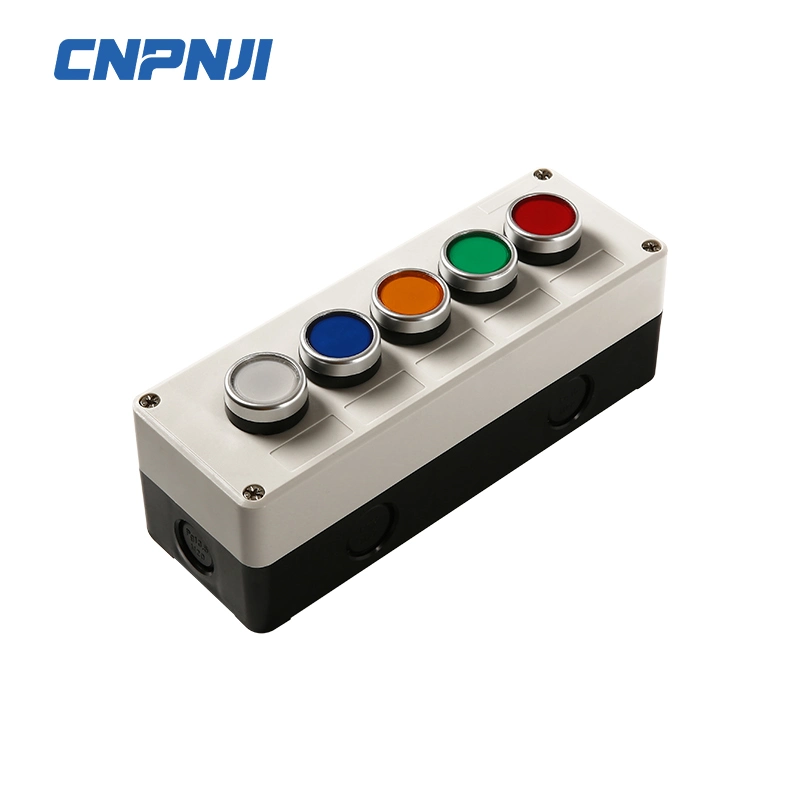 IP65 Xdl Xal Series Waterproof 4 Position Spring Return Push Button Switch Control Station Box