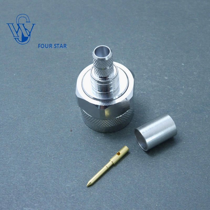 Antenna Wire Electrical Waterproof Factory RF Coaxial Male Plug Crimp N Type Connector LMR300 Cable