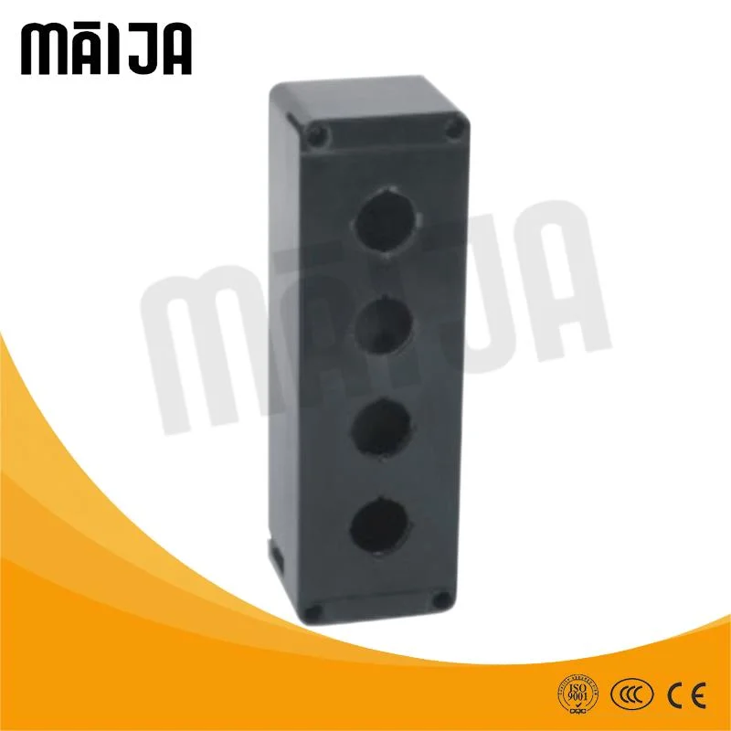 Black Waterproof Plastic Enclosure Box Electronic Instrument Case Electrical Project Outdoor Junction Box