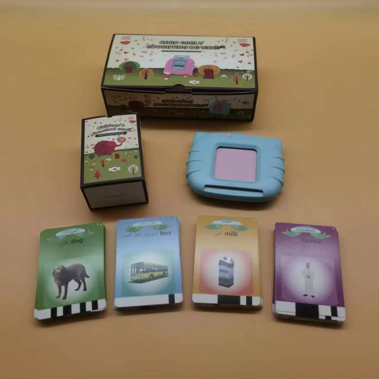 Autismo niños juguetes sensoriales eléctrico hablando Flash Card con 224 Palabras