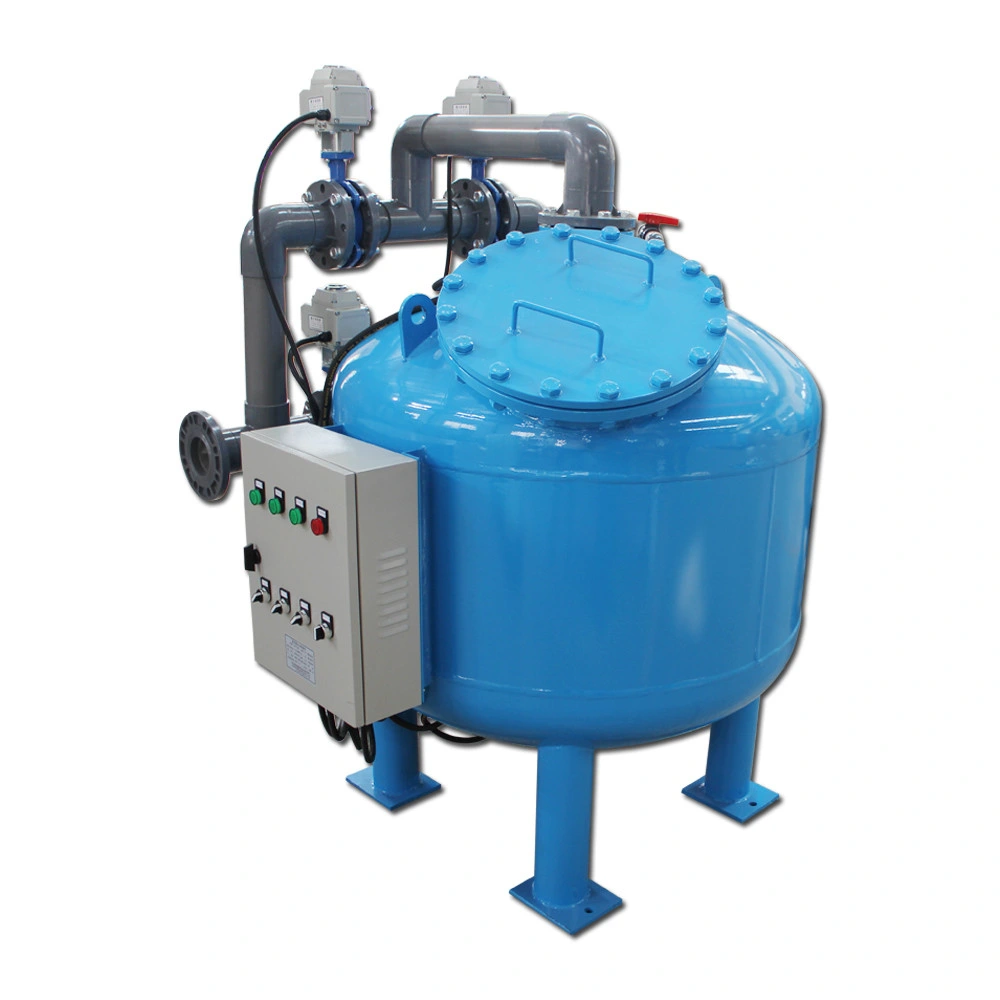 Industrial Circulating Water Manual Control Bypass Sand Filter