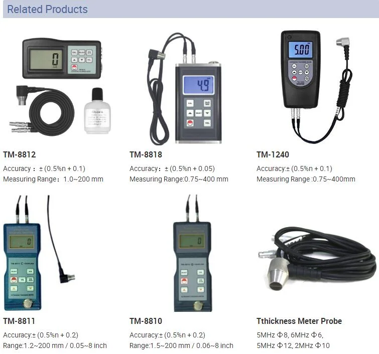 Ultrasonic Thickness Meter TM-1240