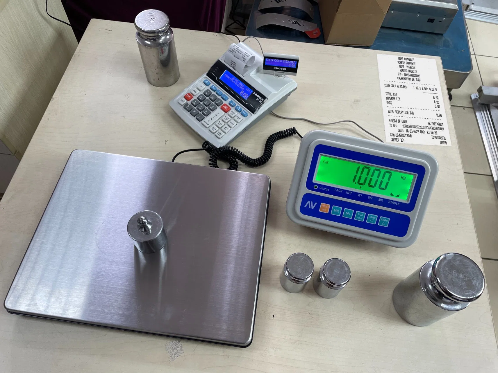 Weighing Indicator Good to Connect Weighbridge, Cash Register, Large Display