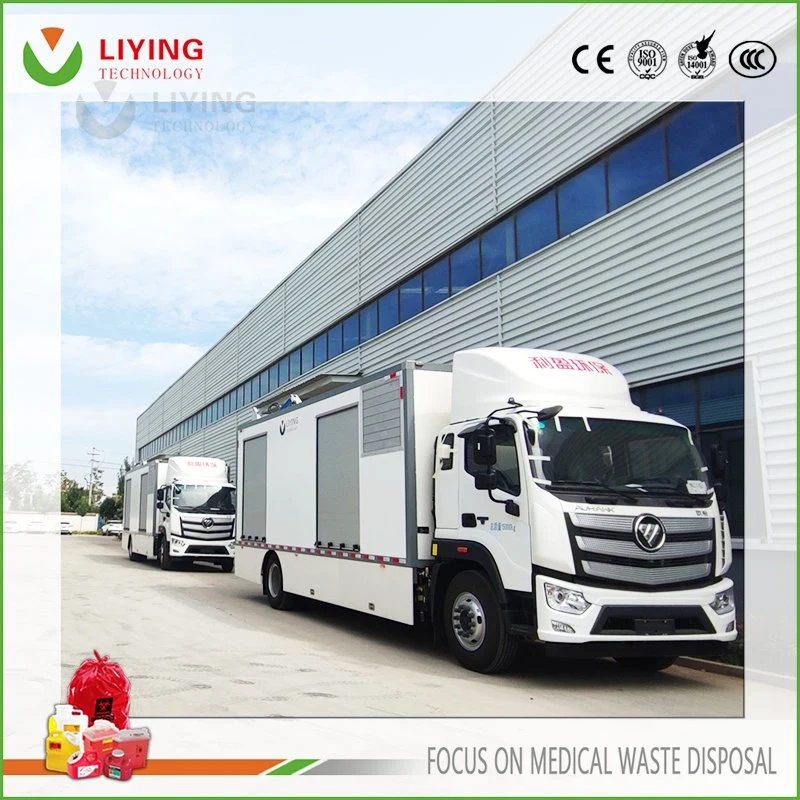 Medical Waste Emergency Disposal Waste Treatment Disinfection by Microwave Mobile Disinfection Vehicle