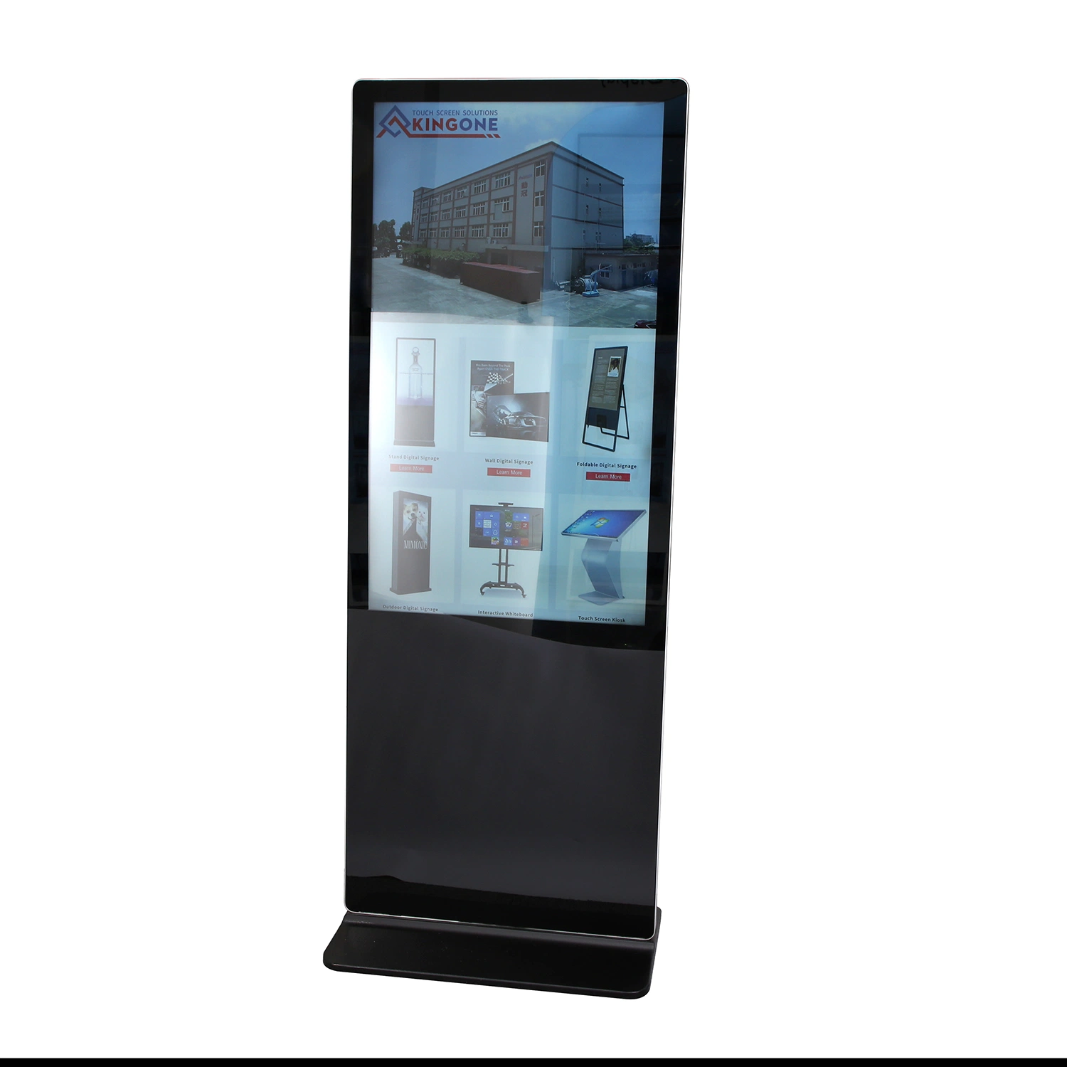 Floor Stand WiFi LCD Touch Screen Digital Signage Advertising Player