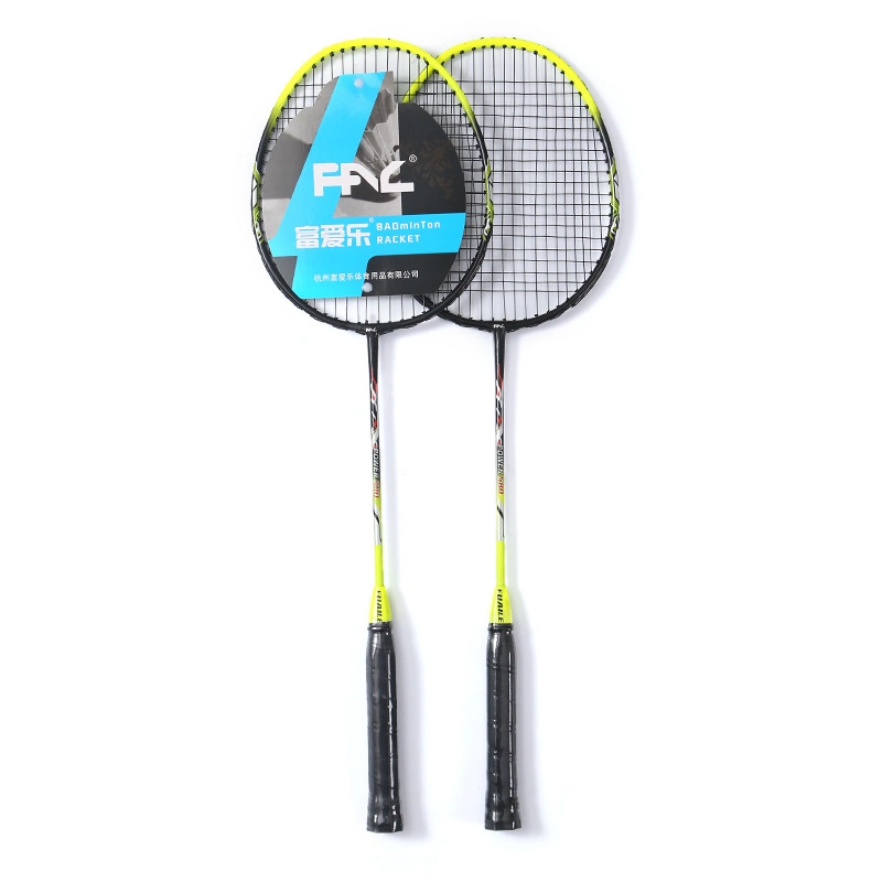 Fuaile al por mayor barato Badminton Racket Hierro aleación Racquet OEM personalizado Logotipo mejor Precio