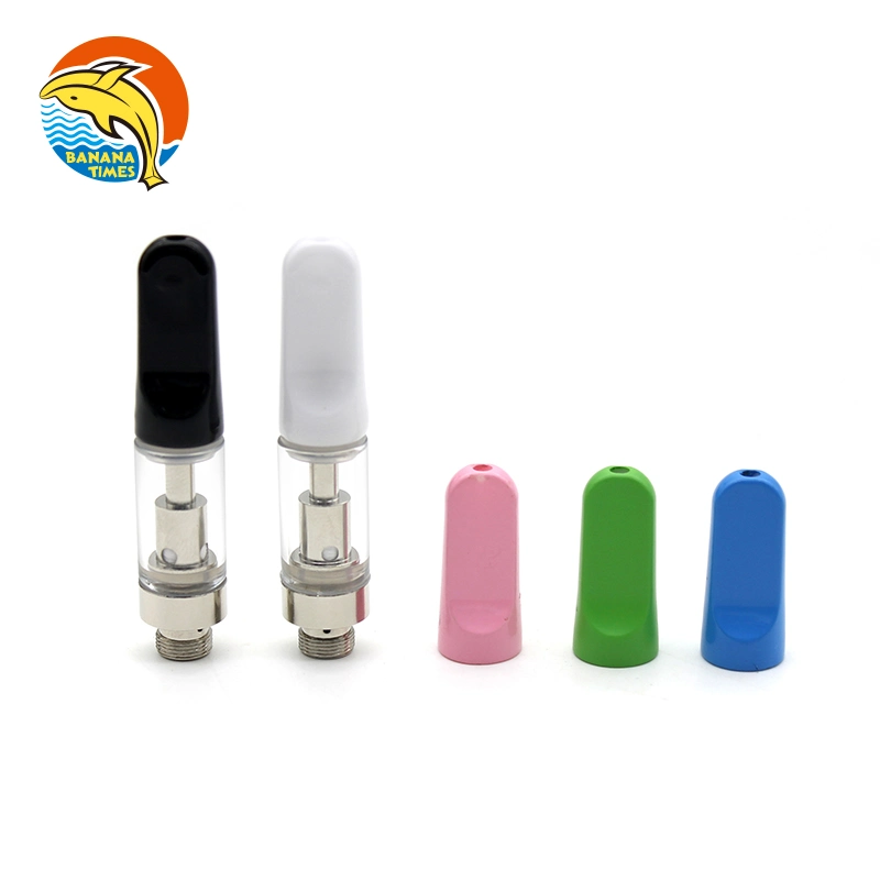 Wholesale/Supplier Black Tip 0.5ml 1 Gram Empty Cartridge Japan C4 Lead Free 1ml Vape Cartridge 510 Thread