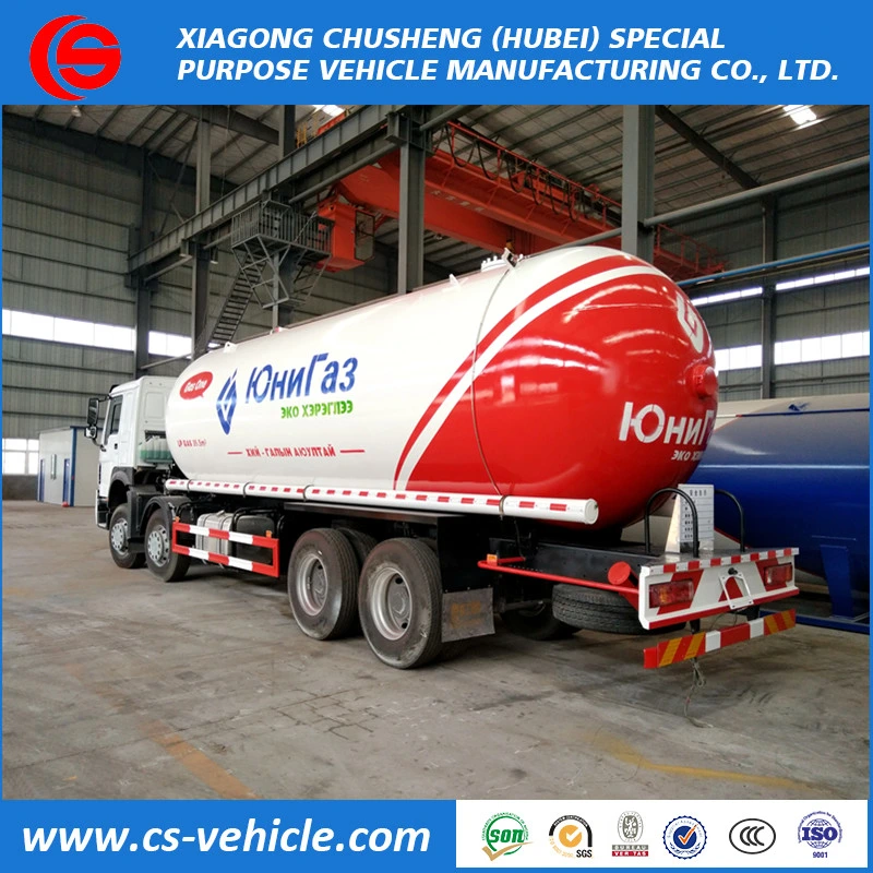 Heavy Duty HOWO 8*4 30000 Liters Oil Tank Truck 35m3 Fuel Tank Truck for Sale