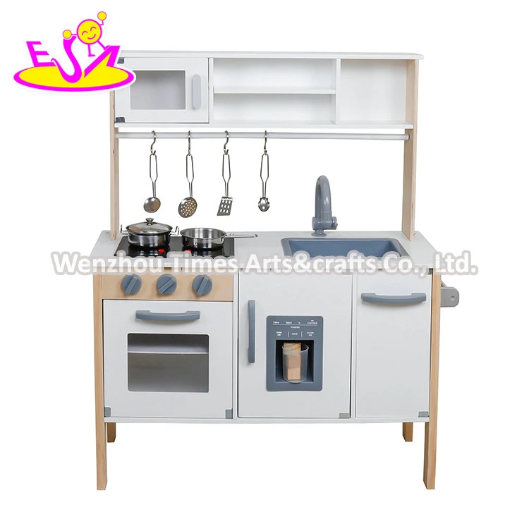 on Sale Modern Wooden Electric Play Kitchen for Kids W10c467D