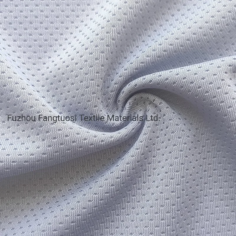 100% Polyester Material Sport Interlock Knitting Mesh Fabric for Football Wear