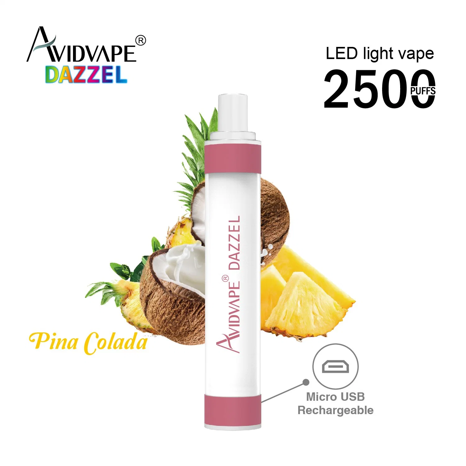 Hot Selling Wholesale/Supplier Vape Pen Pod Avidvape Dazzle Disposable/Chargeable Vape Pen Device Wholesale/Supplier I Vape 7ml E-Liquid vape Device